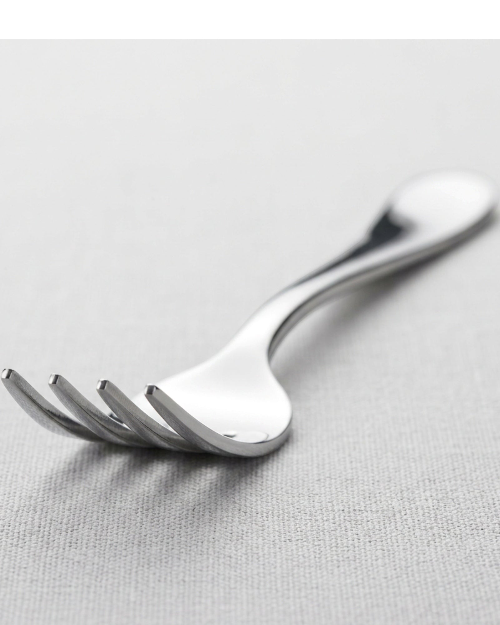Smsco Stainless Steel Dessert Forks Set of 12 15 cm Mirror Finish - Detail view