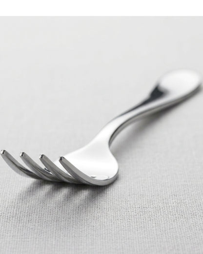Smsco Stainless Steel Dessert Forks Set of 12 15 cm Mirror Finish - Detail view