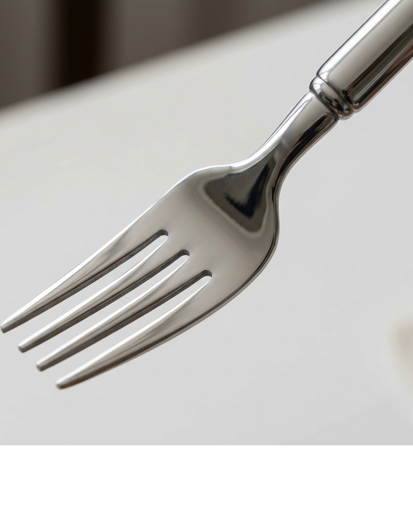 Smsco Polished Stainless Steel Dinner Forks Set of 6 20 cm - Detail view